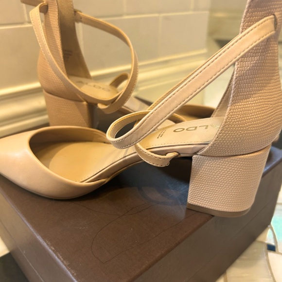 ALDO worn once nude strappy heels size 7 - Picture 10 of 10